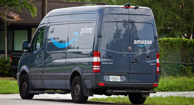 Amazon delivery driver quits midshift, abandons truck and