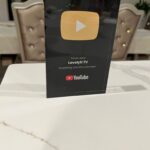 Lovelyti TV YouTube Gold Play Button Plaque - 1 Million Subscribers - Image 2